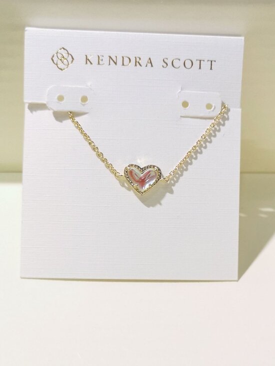 Kendra Scott Jewelry - Kendra Scott Ari Heart Chain Bracelet Dichroic Glass